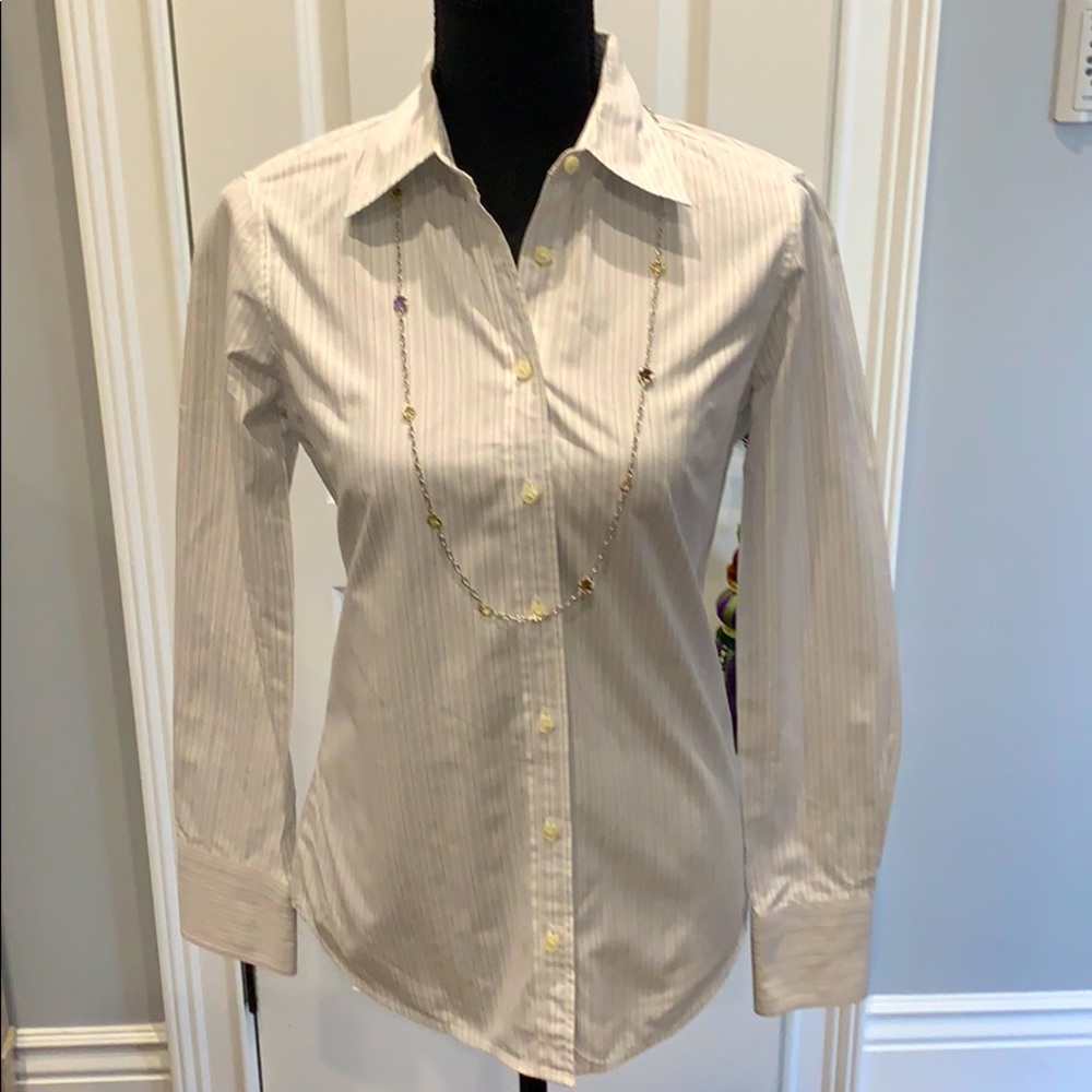 J.CREW SlIM FIT COTTON POPLIN SHIRT